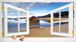 Trompe loeil window on the beach is a product on offer at the best price