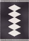 Nordic Carpet Black And White 160x230 Cm