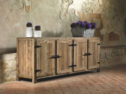 Tuscan Sideboard With Doors And Shelves