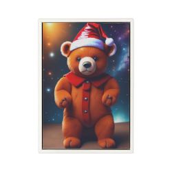 Teddy Bear Ready For Santa's Gifts