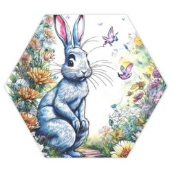  Ritratto a Colori Di Coniglio Pasquale  un prodotto in offerta al miglior prezzo online