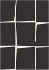 Tapis Mlange Noir Et Blanc 120x170 Cm 