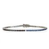 Bracelet Arg925 Zircons Neroblu 19