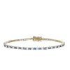 Bracciale Arg925 Oro Zirconi Biancoblu 2