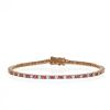 Bracciale Arg925 Rosa Zirconi Biancoross