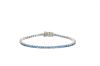 Bracciale Arg925 Zirconi Blu 18