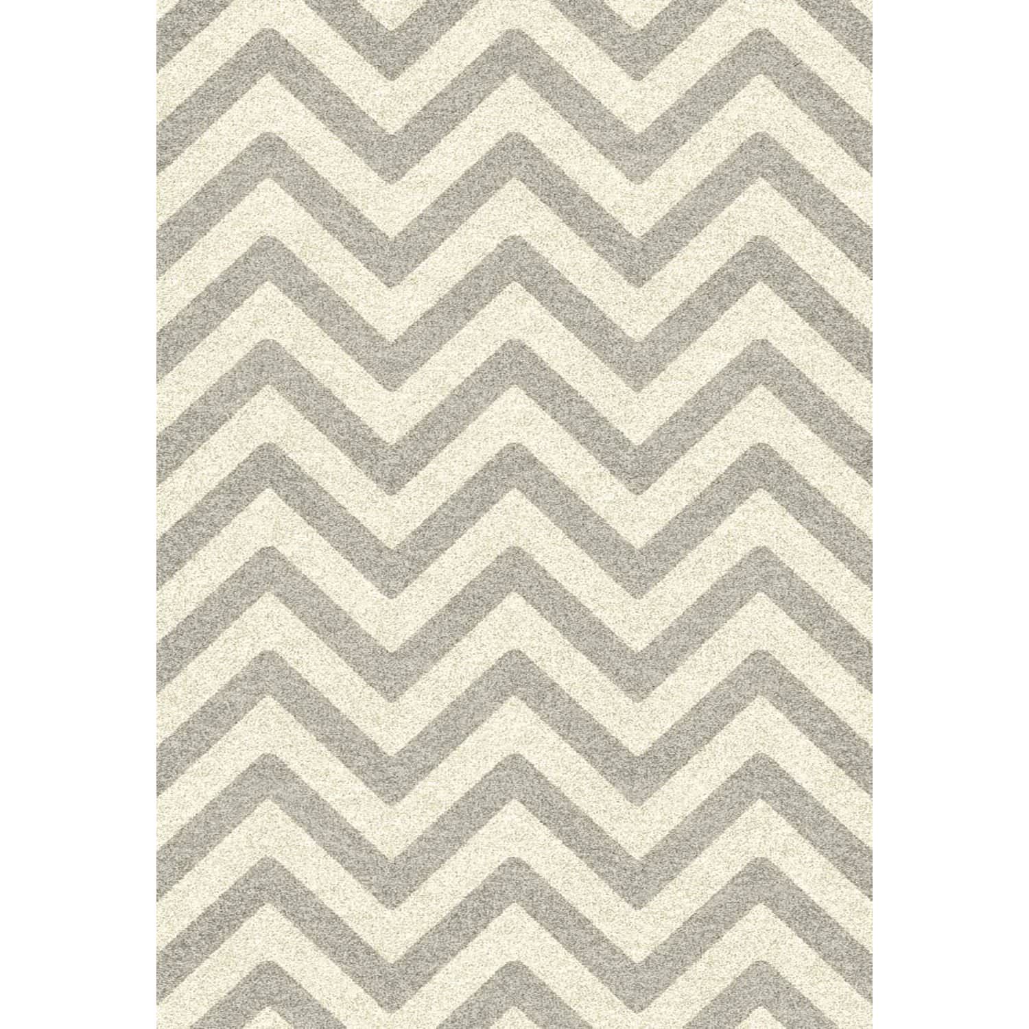 Indoor carpet Azalea Grey striped zig zag 120x170 cm